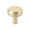 Gliderite Hardware 1-1/2 in. Solid Round Knurled Cabinet Knob - 5827-CHPG 5827-CHPG-1 - alternate 1